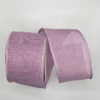 2.5 inch Faux Burlap Ribbon: Purple - Image 2