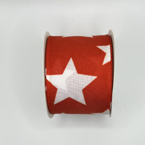 2.5 inch Star Ribbon: Red