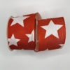 2.5 inch Star Ribbon: Red - Image 2