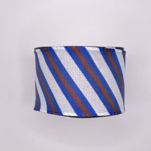 2.5 inch Stripe Ribbon: Red White Blue