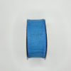 1.5 inch Faux Burlap Ribbon: Blue