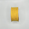 1.5 inch Faux Burlap Ribbon: Yellow
