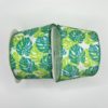 2.5 inch Leaf Ribbon: Tropical - Image 2