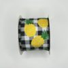 2.5 inch Pineapple Ribbon: Black