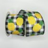 2.5 inch Pineapple Ribbon: Black - Image 2